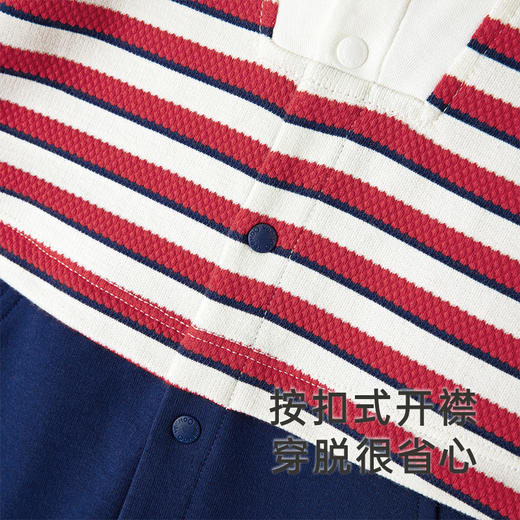 [商场同款]英氏婴儿衣服男宝宝童装连体衣2024春季新生儿爬服 商品图3