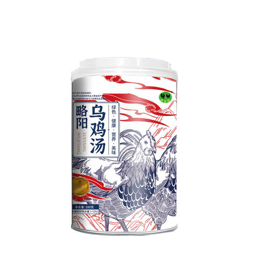 陕西略阳乌鸡汤 村长鸡 原味自加热乌鸡汤礼盒 6*280g 商品图1
