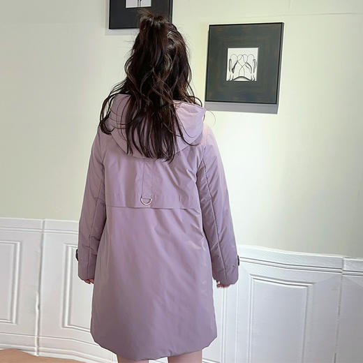SAINT L’UCK/圣媛女装 时尚休闲连帽棉服外套SA419Q03 商品图2