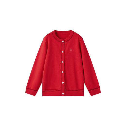 【商场同款】英氏贺新年系列纯棉开衫外套女宝针织衫春季新品 商品图4