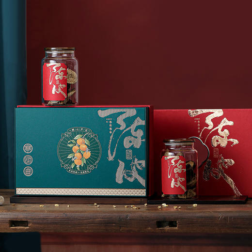 Chabiubiu十年梅江大红皮陈皮礼盒装120G 商品图1