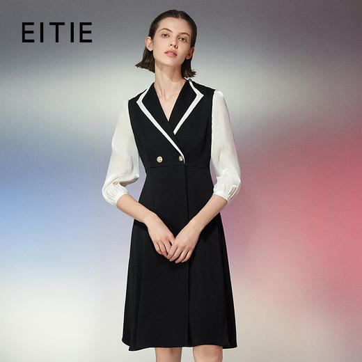 EITIE爱特爱春季新款大气显瘦通勤连衣裙7707406 商品图0