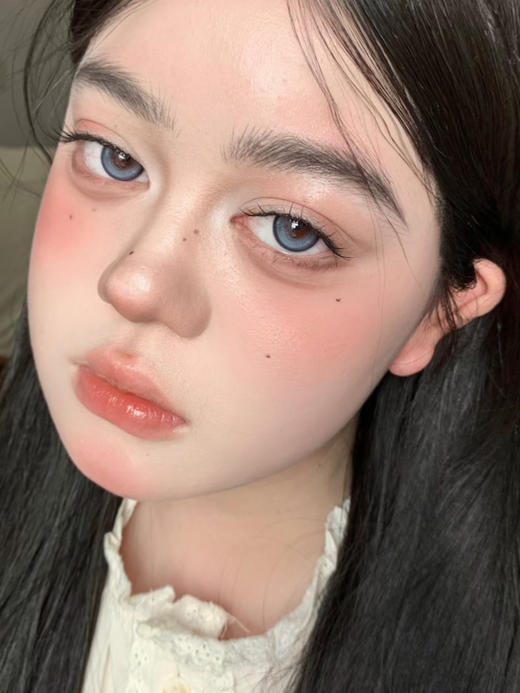 【中直径半年抛】Jellydoll-魔镜蓝-14.2mm【半年抛 0-1000度 含525/575】 商品图3