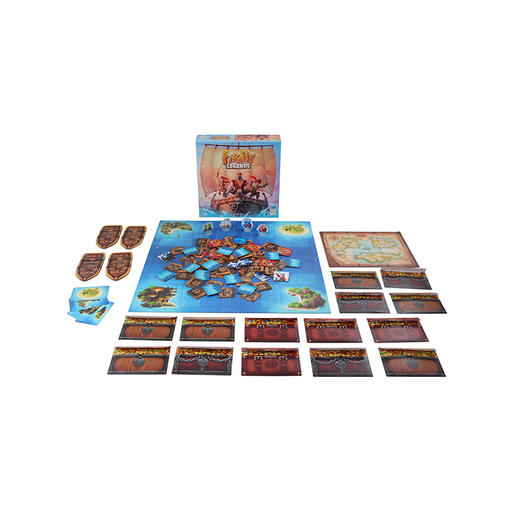 进口桌游 《秘岛迷航》 适玩年龄7+ 轻度策略 / 路径规划 / 关卡解锁 / 航海故事 42447 商品图4