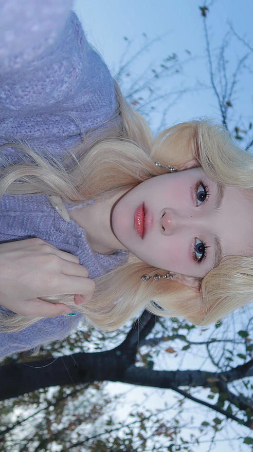 【中直径半年抛】Jellydoll-冷烟紫-14.2mm【半年抛 0-1000度 含525/575】 商品图5