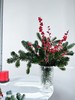 【圣诞快乐】AB级国产诺贝松1大支+AB级冬青2支.长约50-60cm（无卡片） 商品缩略图7