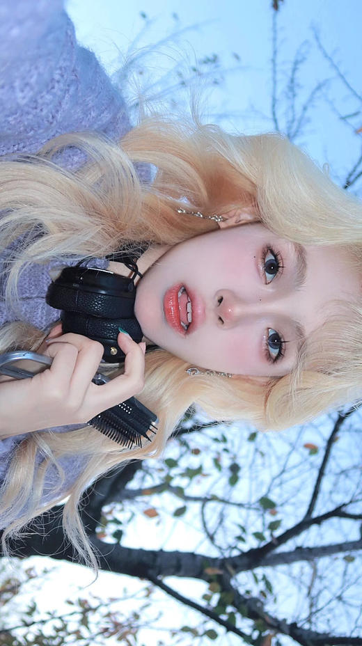 【中直径半年抛】Jellydoll-冷烟紫-14.2mm【半年抛 0-1000度 含525/575】 商品图7