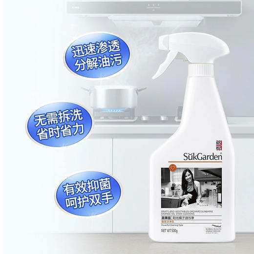蔬果园阳光橘子油污净（强效洁净型）促销装500g*2 商品图1