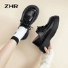 ZHR厚底系带小皮鞋女2023新款两穿英伦单鞋松糕底鞋子ins百搭女鞋 商品缩略图1