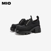 MIO米奥春季方头高跟牛津鞋户外时尚松糕鞋酷感厚底鞋M241530236 商品缩略图3