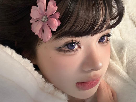 【中直径半年抛】Jellydoll-魔镜紫-14.2mm【半年抛 0-1000度 含525/575】 商品图9