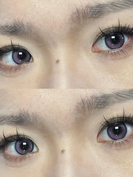 【中直径半年抛】Jellydoll-星光紫-14.2mm【半年抛 0-1000度 含525/575】 商品图2