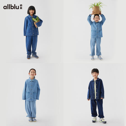 【好友特惠】幼岚24春新款blublu牛仔外套ZY 商品图2