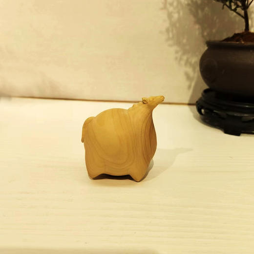 肥马°黄杨木小摆件 商品图0