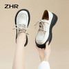 ZHR厚底系带小皮鞋女2023新款两穿英伦单鞋松糕底鞋子ins百搭女鞋 商品缩略图5