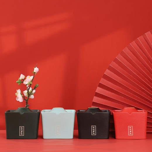 知勤堂—激流勇进烟灰缸/花插（方盖方罐款） 商品图6