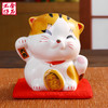 金石工坊可爱招财猫小摆件个性办公桌创意装饰陶瓷储蓄罐生日礼物 商品缩略图3