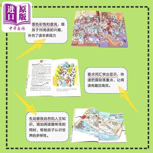【中商原版】【赠音频】老鼠记者1-10册 Geronimo Stilton 全彩漫画英文原版送音频 学乐分级阅读 儿童探险小说 美国小学读物 7-10岁 商品图2