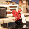 春节新春布置喜庆红色系玻璃缸圆桌花（不含运费） 商品缩略图1