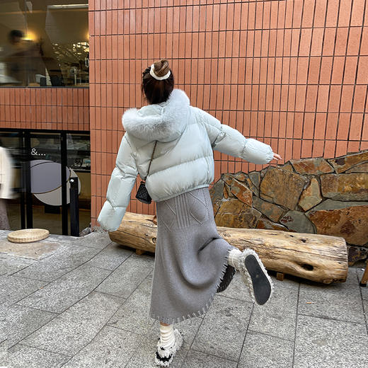 【129元任选2件】现货！【好穿不单调】灰色毛织半裙 商品图4