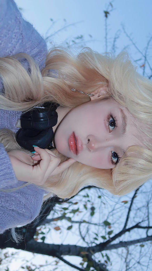 【中直径半年抛】Jellydoll-冷烟紫-14.2mm【半年抛 0-1000度 含525/575】 商品图6