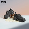 MIO米奥春季方头高跟牛津鞋户外时尚松糕鞋酷感厚底鞋M241530236 商品缩略图1