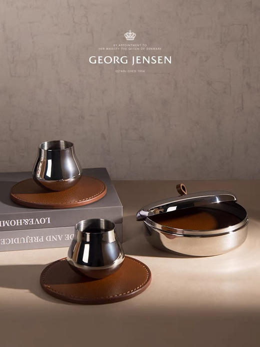 Georg Jensen乔治杰生酒杯垫隔热酒吧杯垫ins北欧轻奢高级咖啡垫 商品图0
