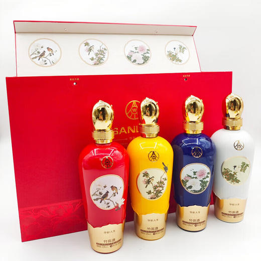 【会员价268】五粮液生态  华彩人生 竹荪酒 52度 500ml x4 商品图4