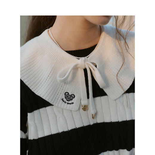 TeenieWeenie小熊条纹毛衣女春季毛衫TTKW241102P 商品图2