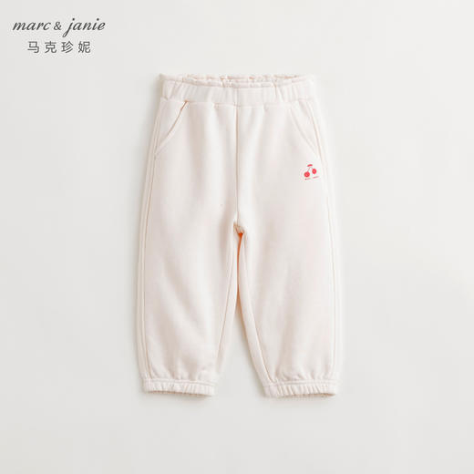 马克珍妮女童超舒棉花边腰运动裤 儿童百搭束脚裤春装新款240123 商品图1