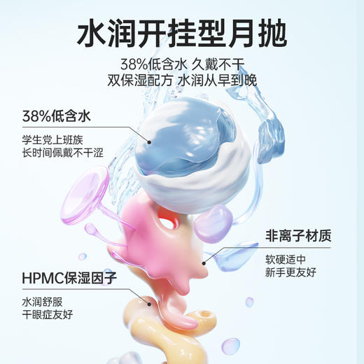 Kilala可啦啦迪士尼米奇系列白月光系列月抛女小直径隐形眼镜官网旗舰店正品2片装 商品图11