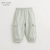 马克珍妮男女童超舒棉大口袋工装裤儿童运动裤春装新款裤子240257 商品缩略图2