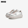 MIO米奥春季圆头高跟拼色休闲鞋时尚厚底舒软面包鞋女M241586233 商品缩略图3