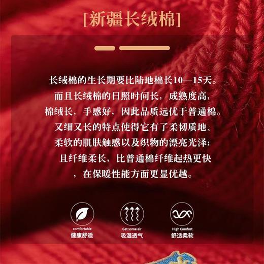 【新款本命年红袜子】中筒情侣刺绣结婚袜子福字发财纯棉男士长袜 商品图1