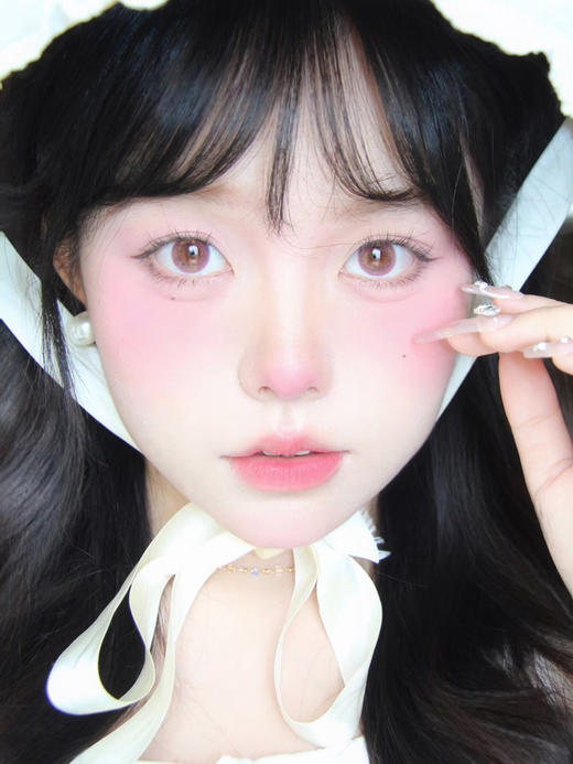 【中直径半年抛】Jellydoll-金箔玫瑰-14.2mm【半年抛 0-1000度 含525/575】 商品图5