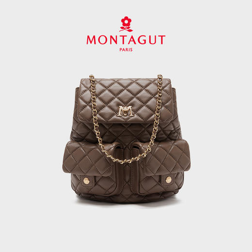 【高级羊皮系列】梦特娇新款秋冬时髦青蛙包双肩包 商品图4