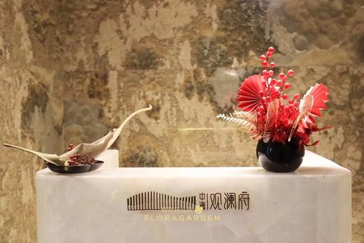 春节新春布置喜庆红色系玻璃缸圆桌花（不含运费） 商品图3