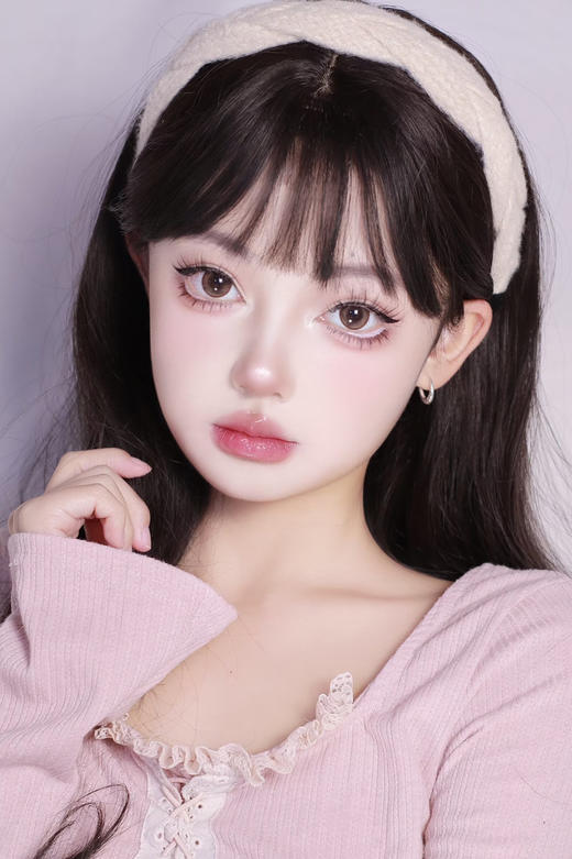【大直径半年抛】Jellydoll-山茶花-14.5mm【半年抛 0-1000度 含525/575】 商品图2