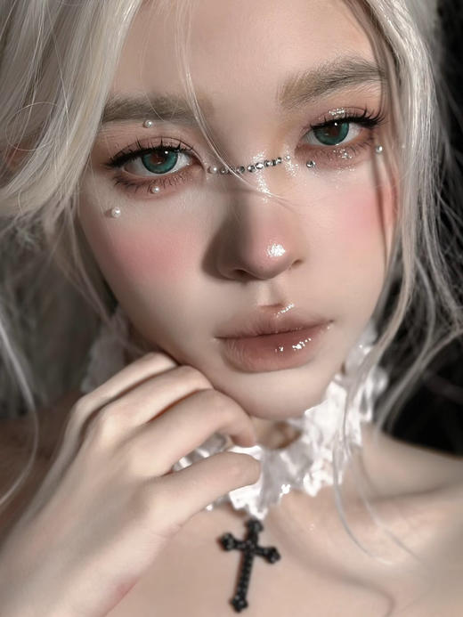 【大直径半年抛】Jellydoll-绿魔鬼-14.5mm【半年抛 0-1000度 含525/575】 商品图2
