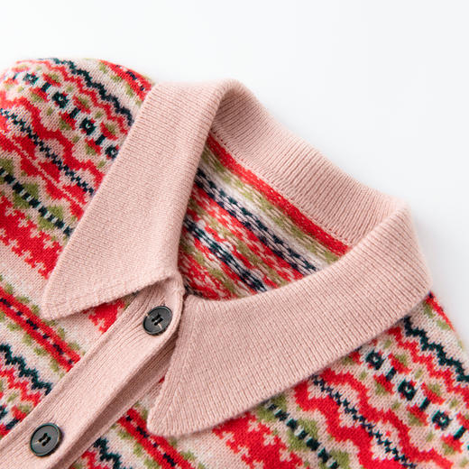 S·Y·C【多彩人生】治愈色系100纯山羊绒POLO领加厚羊绒衫女TX23056 商品图6