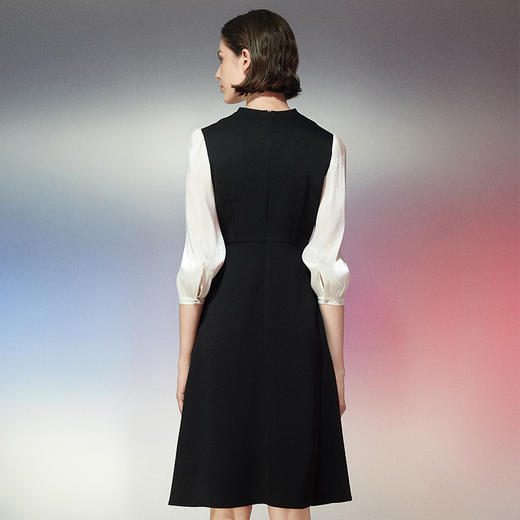 EITIE爱特爱春季新款大气显瘦通勤连衣裙7707406 商品图4