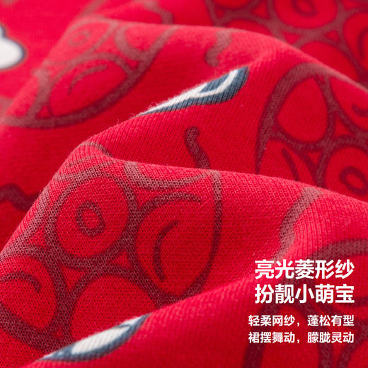 【龙年非遗联名】迷你巴拉女童连衣裙宝宝网纱灯笼南瓜裙子 商品图3