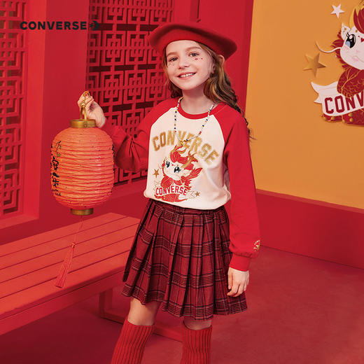 CONVERSE 春 大童小童 儿童童装T恤 CNVG-AG-G025 商品图0