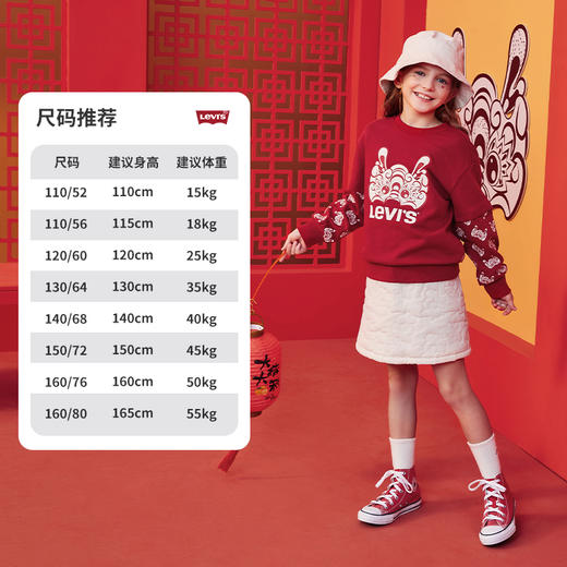 LEVIS 春 大童小童 儿童童装卫衣 LVN-FW-L571 商品图6