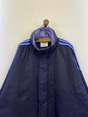 90年代 Vintage adidas originals 阿迪经典三叶草 棉服 夹棉外套_CTJK(XL)