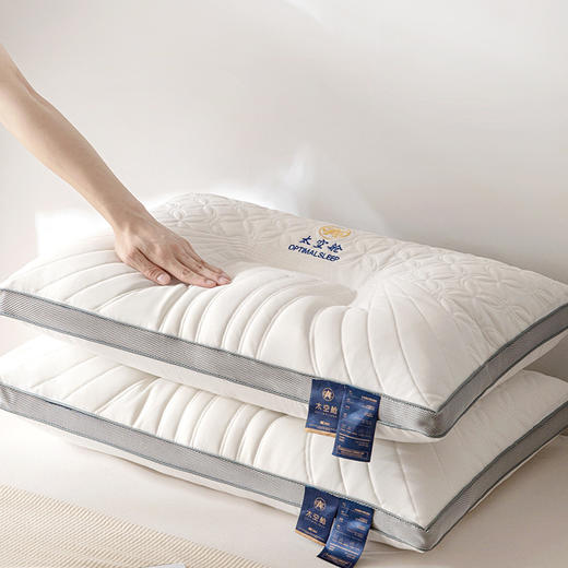 「人体工学设计」太空舱云端护颈枕 枕头枕芯一对装成人颈椎枕家用记忆护颈椎助睡 床上用品 商品图7