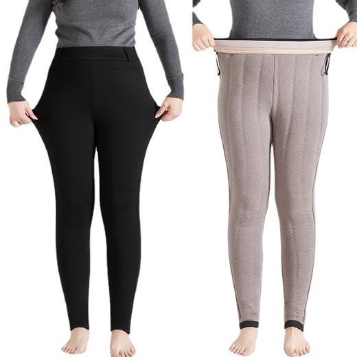 大码200斤胖妹妹【超厚羊毛保暖打底裤】加绒加厚 外穿高腰收腹 棉裤女 商品图4