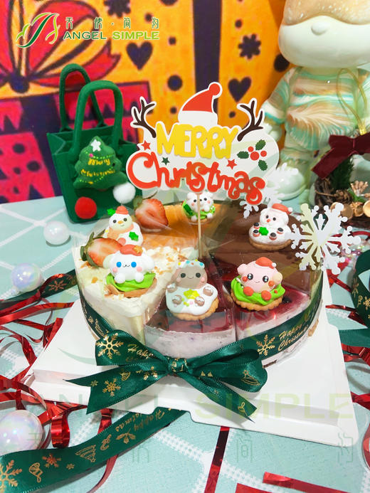 圣诞蛋白糖饼干切件（10件） 商品图0