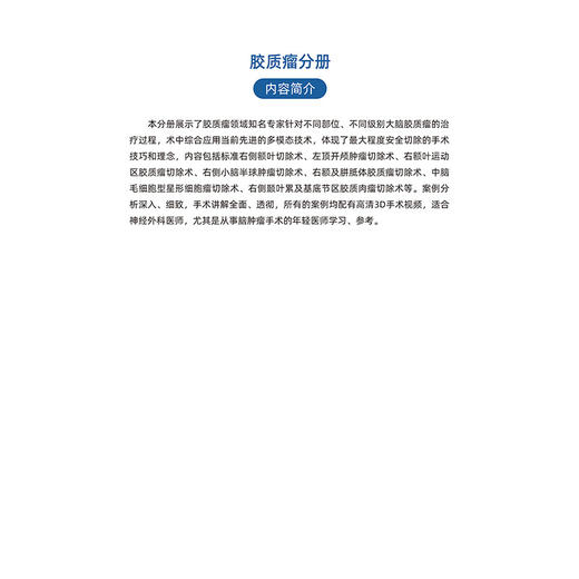 神经外科名家经典3D手术精粹·胶质瘤分册（U盘）吴劲松，季楠 商品图6