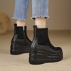 【预售5天】高帮鞋女秋冬新款厚底内增高女鞋短靴松糕底马丁靴单鞋潮MQE&G82-5 商品缩略图2